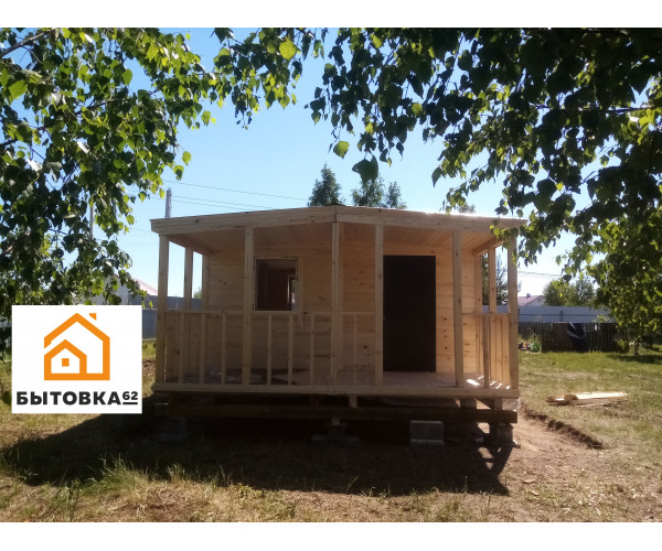 Модульный дом 6х4.6м с верандой